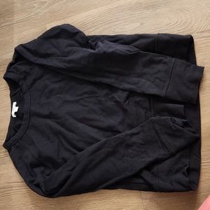 James Perse crew neck sweat shirt 1 black